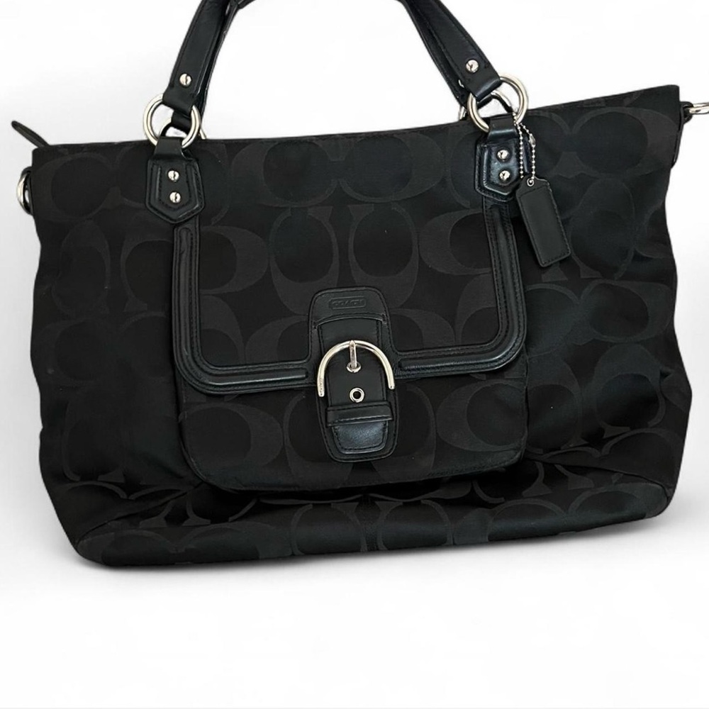 Coach Black Campbell Signature Izzy